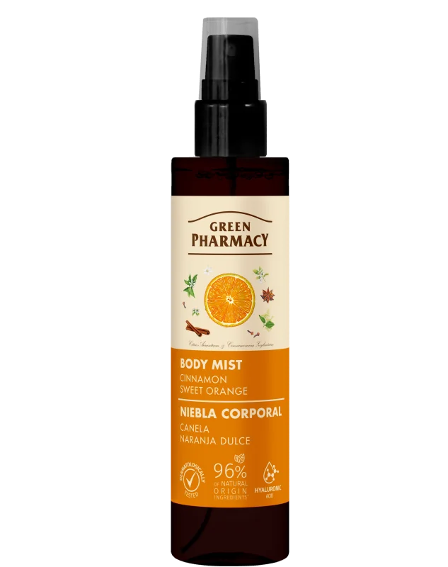 Green Pharmacy Tělová mlha 150 ml - Skořice a sladký pomeranč