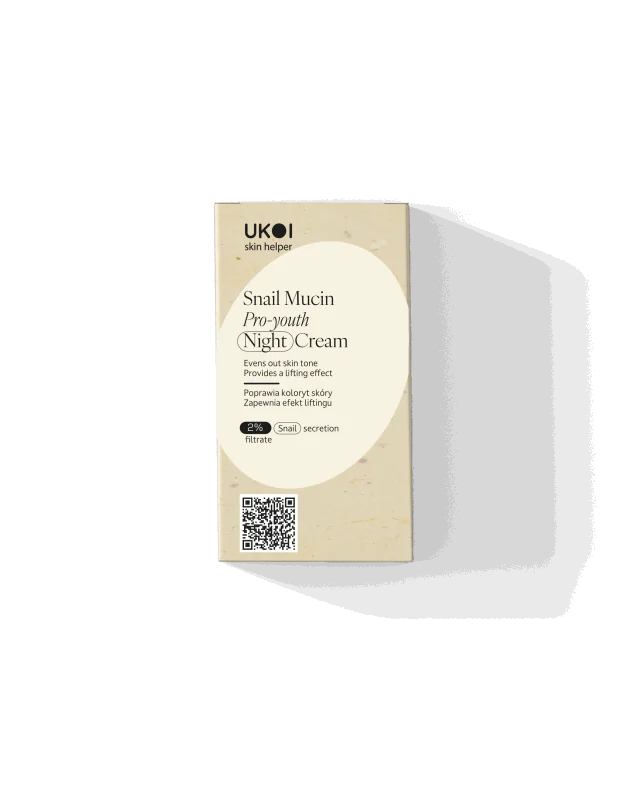 UKOI Snail Mucin Pro-Youth – noční krém s hlemýždím filtrátem 50 ml