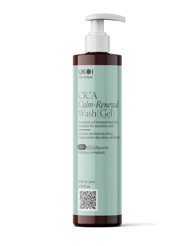 UKOI CICA Calm-Renewal – zklidňující a obnovující čisticí pleťový gel 200 ml
