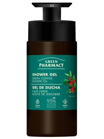 Green Pharmacy sprchový gél 739 ml - Zelená káva a zázvorový olej