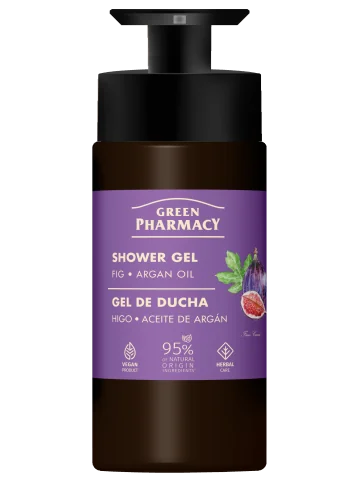 Green Pharmacy sprchový gel 739 ml - Fík a arganový olej