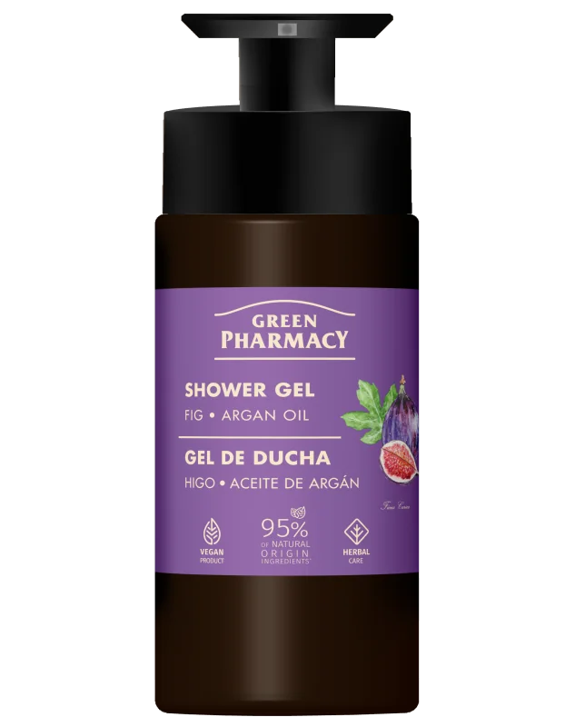 Green Pharmacy sprchový gel 739 ml - Fík a arganový olej