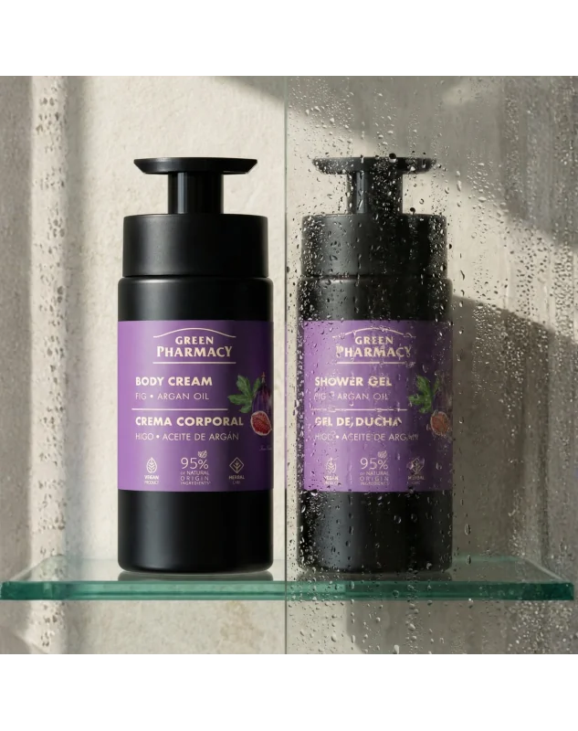 Green Pharmacy sprchový gel 739 ml - Fík a arganový olej