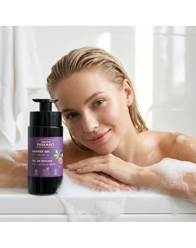 Green Pharmacy sprchový gel 739 ml - Fík a arganový olej