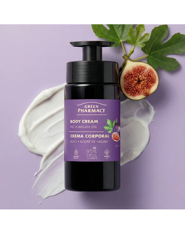 Green Pharmacy tělové mléko 739 ml - Fík a arganový olej