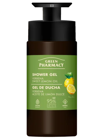 Green Pharmacy sprchový gél 739 ml - Verbena a sladký citrónový olej