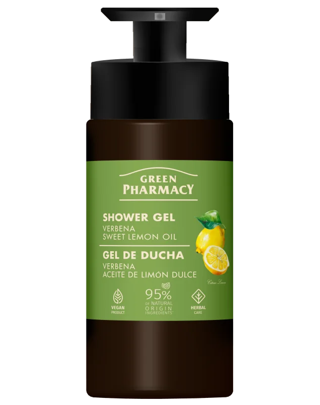 Green Pharmacy sprchový gél 739 ml - Verbena a sladký citrónový olej