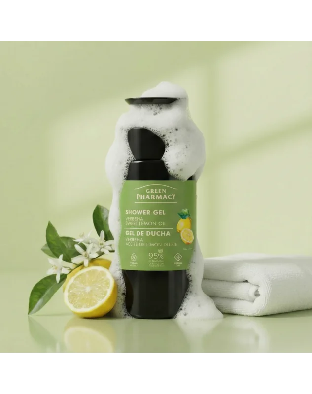 Green Pharmacy sprchový gél 739 ml - Verbena a sladký citrónový olej