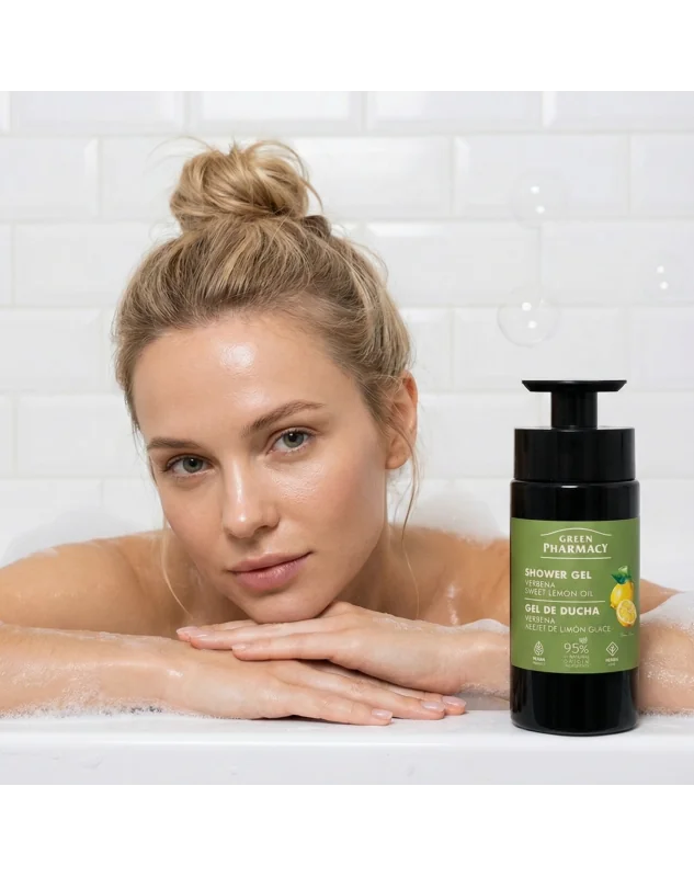 Green Pharmacy sprchový gél 739 ml - Verbena a sladký citrónový olej