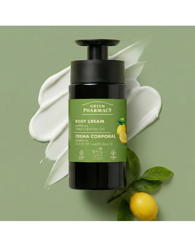 Green Pharmacy tělový krém 739 ml - Verbena a sladký citrónový olej