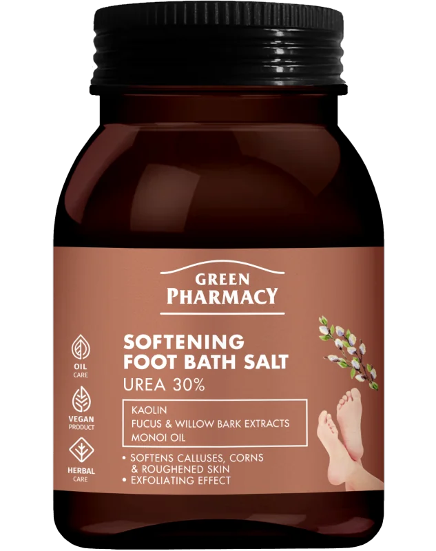 Green Pharmacy - Zjemňujúca soľ do kúpeľa na nohy 400 g