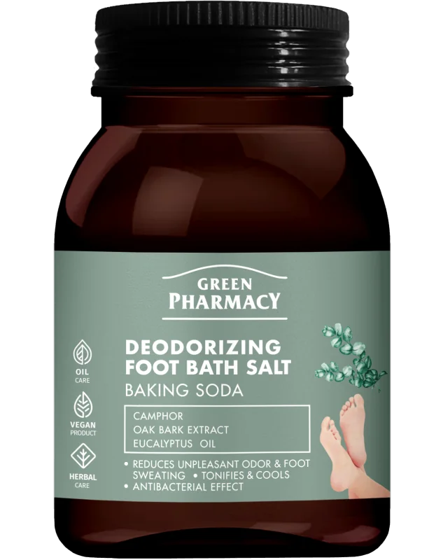 Green Pharmacy - Dezodoračná soľ do kúpeľa na nohy 400 g