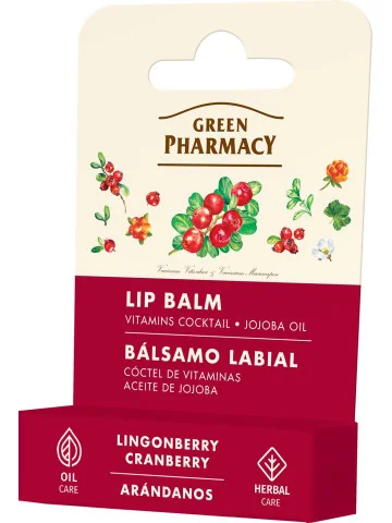 Green Pharmacy vitamínový balzam brusnica 3,6 g