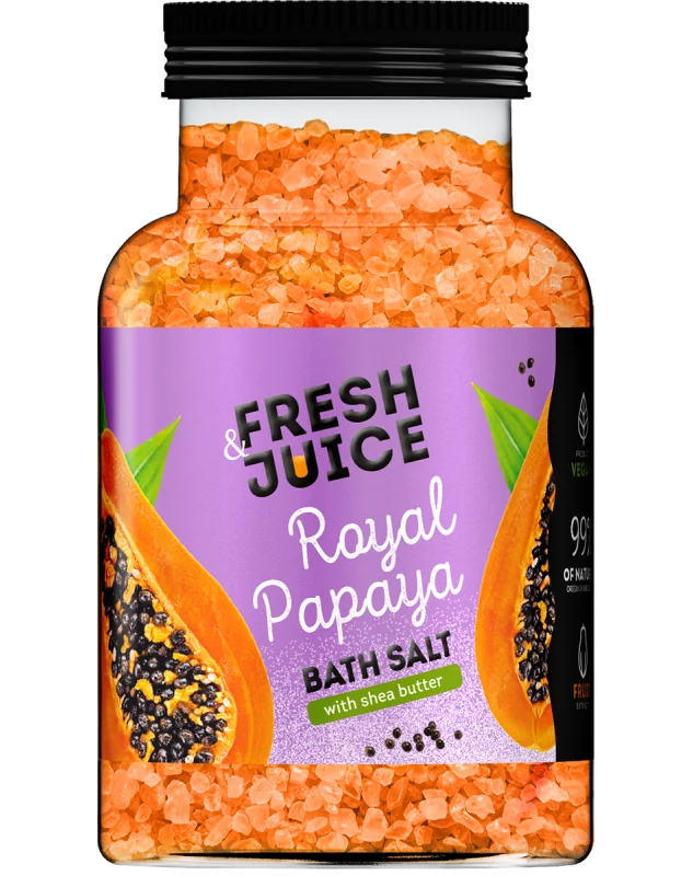 Fresh Juice soľ do kúpeľa 700 g - Royal Papája