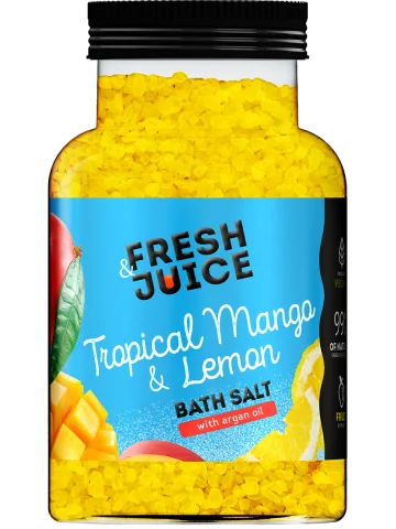 Fresh Juice sůl do koupele 700 g – Tropické mango & Citron