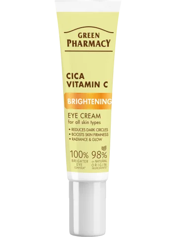 Green Pharmacy Cica+ Vitamín C Rozjasňujúci očný krém 15 ml