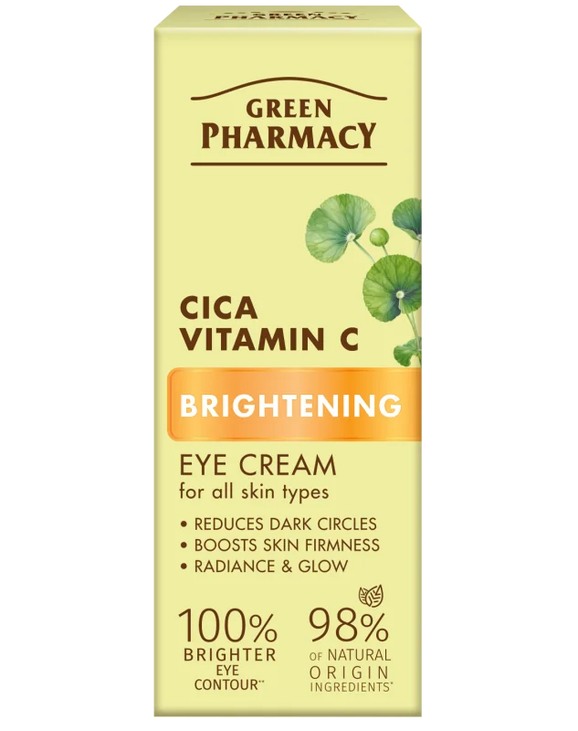 Green Pharmacy Cica+ Vitamín C Rozjasňujúci očný krém 15 ml