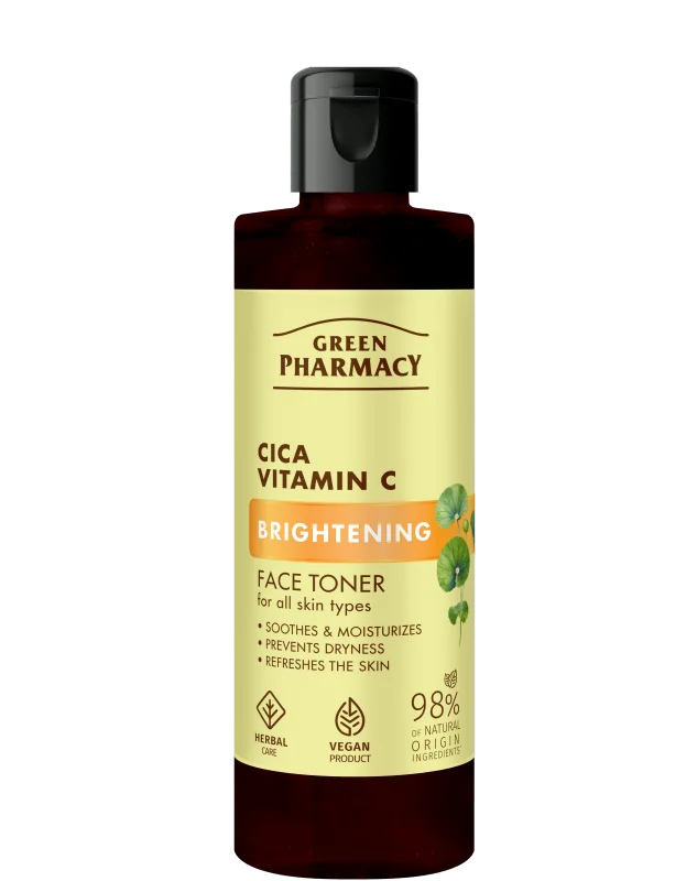Green Pharmacy Cica+ Vitamín C  Rozjasňujúci toner 200 ml