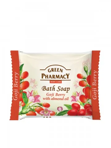 Green Pharmacy toaletní mýdlo s goji a mandlovým olejem 100g