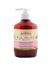 Green Pharmacy tekuté krémové mydlo - zachováva mladú pokožku 460 ml - Pižmová ruža a bavlna